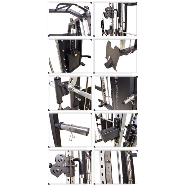 Multi Functional Gym Power Rack Training Equipment without Foldable Design for Qingdao