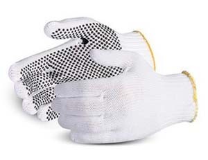 PVC Dotted Cotton Gloves, PVC Dotted Gloves