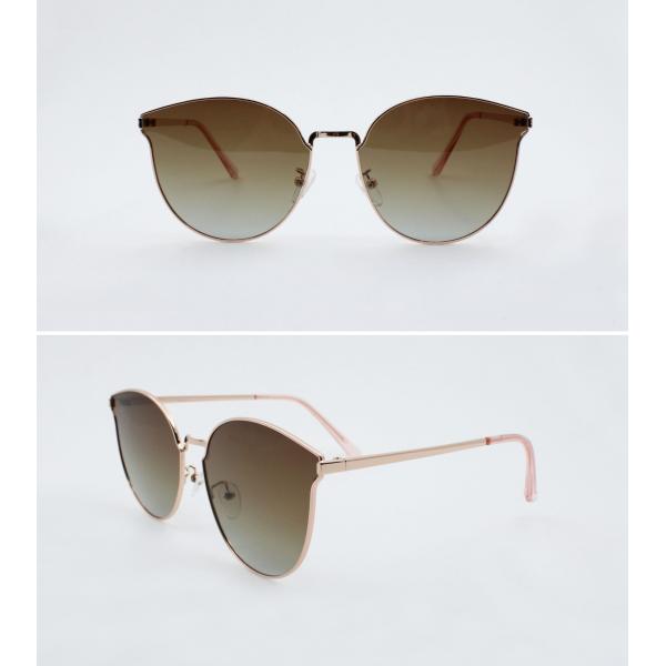 Creative new designer fashion Sunglasses metal eyewears for Women UV 400 protection