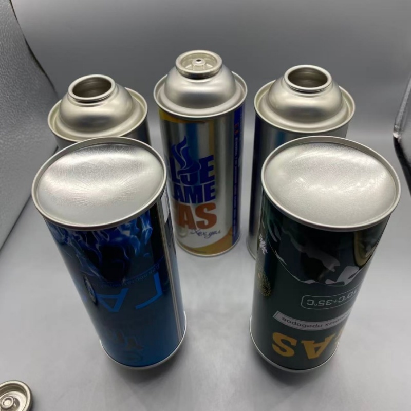 Tinplate 65mm Refillable Butane Gas Canister for Long-Term Fuel Storage Stability