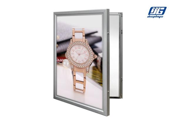 Outdoor Waterproof Lockable LED Illuminated Poster Case For Outdoor Application