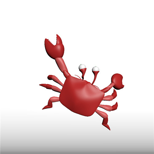 Iron Decorative Metal Sculpture Wall Mounted Giant Crab Statue For Restaurant