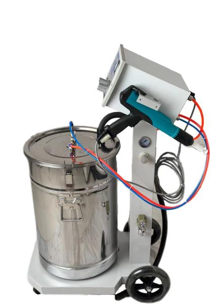 Máquina de revestimento de pó eletrostático inteligente e competitivo para pulverização de metal de tinta