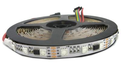 5V / luzes de tira do diodo emissor de luz de 12V Dimmable RGB, luzes exteriores comerciais da corda do diodo emissor de luz de WS2818 IC