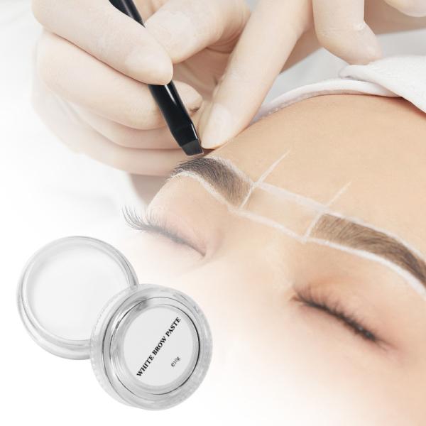 10g / piece Secure Eyebrow Microblading White Brow Paste Lip Design For Permanent Makeup
