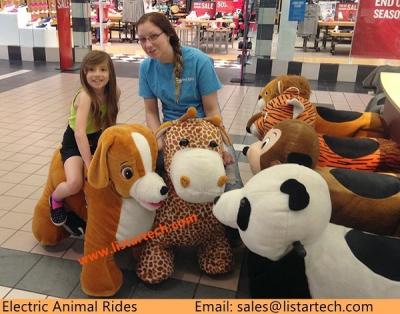 Battery Operated Animal Rides plush motorized animals battery operated toy cars