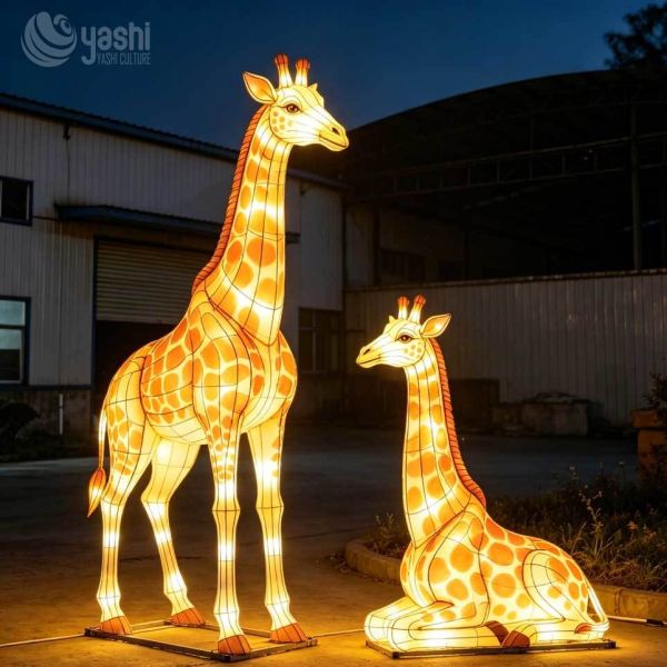 Giant Sea Turtle Ocean Theme Lantern Set, Waterproof LED Marine Animal Light Sculpture for Outdoor Festival Park Night Show