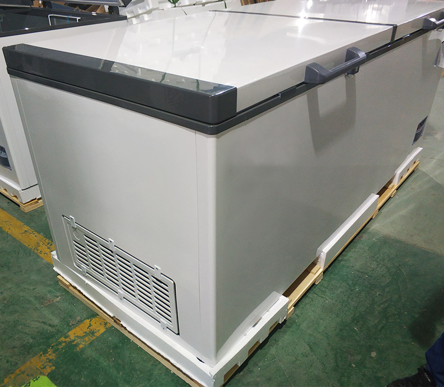 замораживателя комода раздвижной двери дюйма 240V H86.6 емкость 1100L глубокого большая