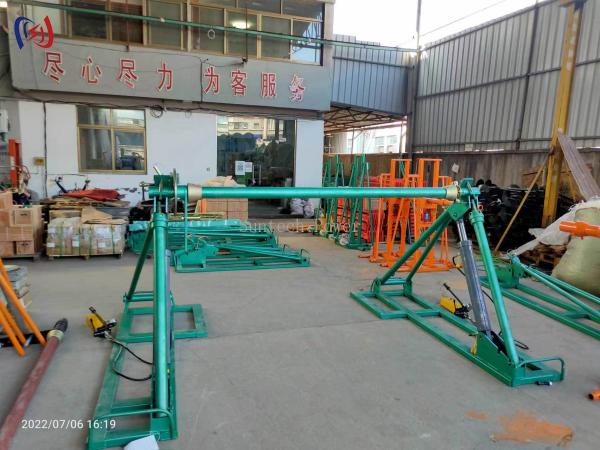 Soporte de carrete de cable desmontable SIPZ3 para construcción de líneas eléctricas
