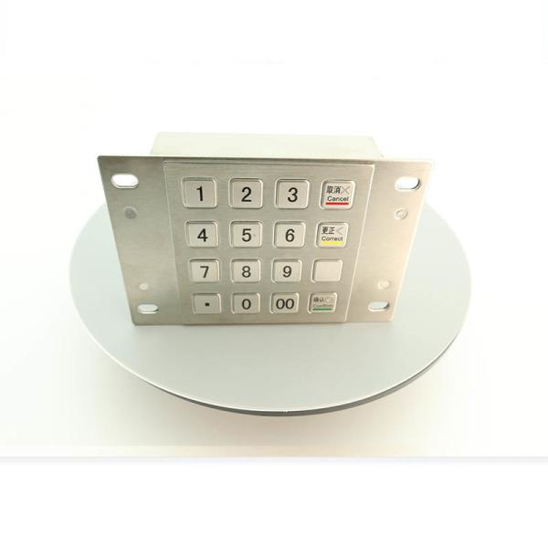 IP65 Waterproof USB Payment Kiosk Stainless Steel 304 EPP Pin Pad