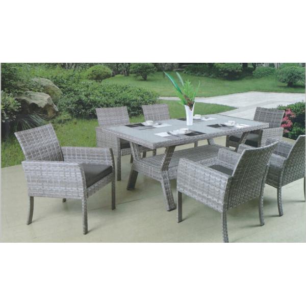 Outdoor furniture wicker dinning table--2002
