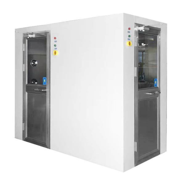 Customized 360° Rotating Air Outlet Air Shower Room with 304 Stainless Steel and HEPA Filtration