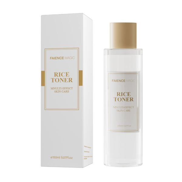 Organic OEM Pores Shrinking Rice Water Toner Facial Hydrating Soothing Moisturizing Skincare Whitening Face Skin Rice Toner