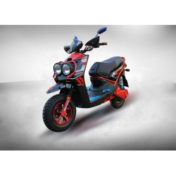 Battery Operated Electric Motorcycle Scooter Plastic Body 72V 1000W 20AH Lead - Acid Battery