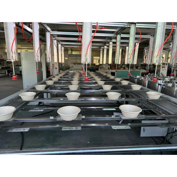 24-Station Rotary Spin Coating Line for Pulp Molding with Fully Customizable Water & Oil Barrier Coating
