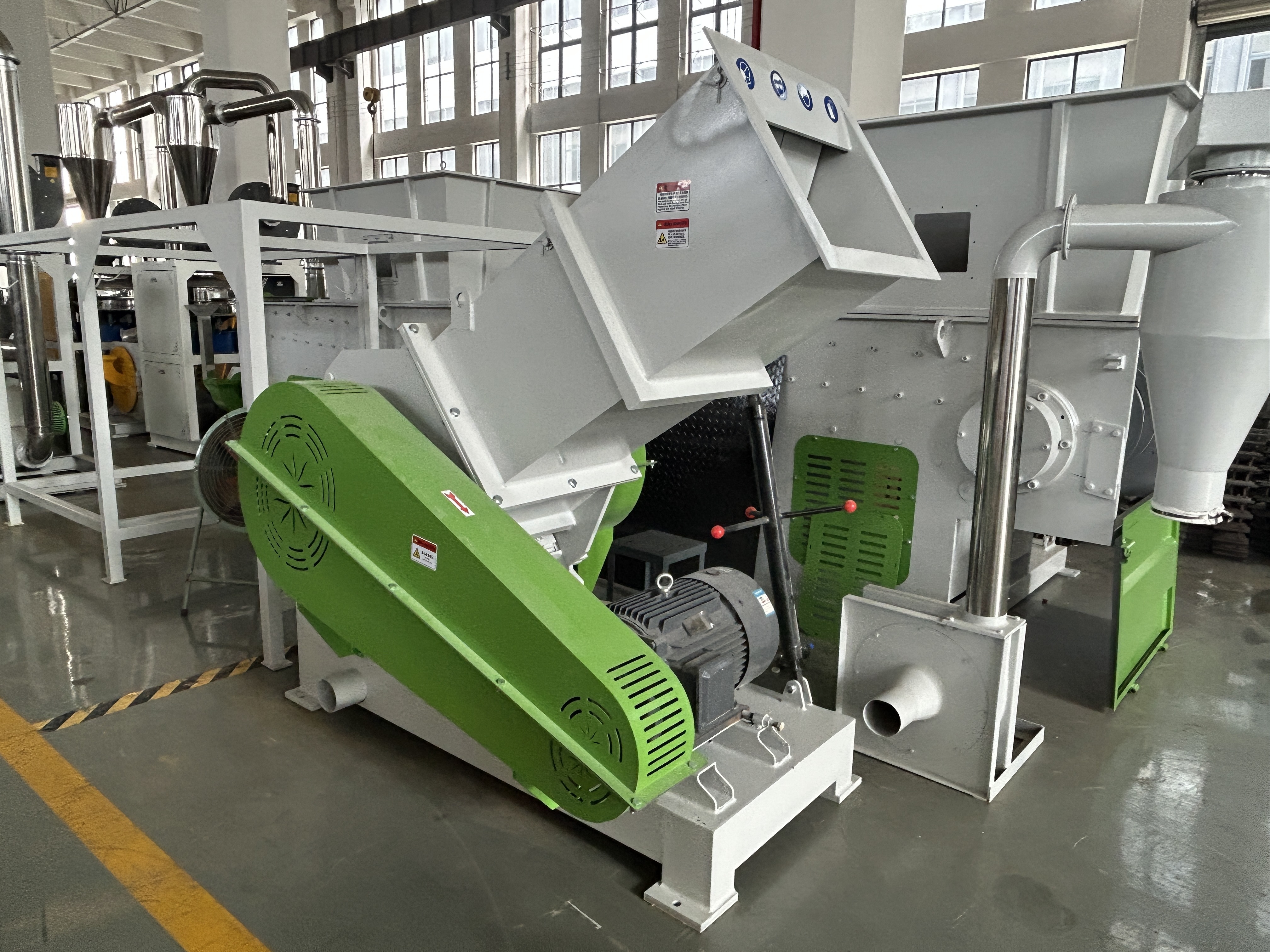 SWP-500 Waste Pipe and Profile High Efficient Crusher For Plastic Recycling