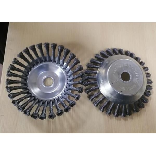 Grass Removal Steel Wire Weed Brush 200MM OD For Brush Cutters Machine