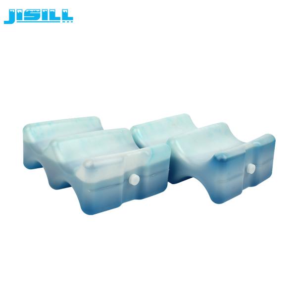 Food Grade Big Wave Shape Breast Milk Ice Pack With SAP MSDS Approved For Food Frozen