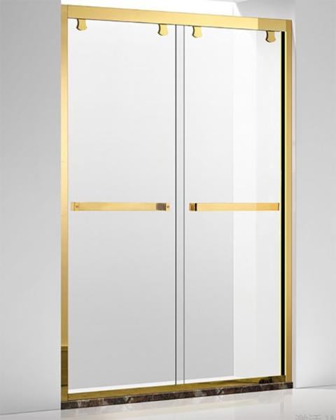 Lightweight Shower Room Accessories Waterproof Sliding Glass Door Clamp Stainless Steel