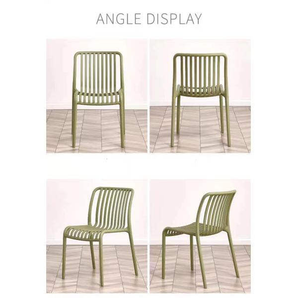 En el exterior sillas de comedor de hierro forjado sillas de comedor de plástico apilables rojos