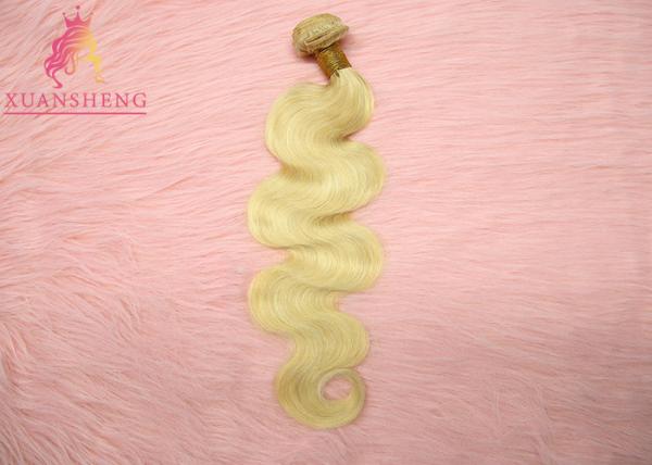 Virgin Hair 613 Blonde Body Wave Extensions Cuticle Aligned Unprocessed