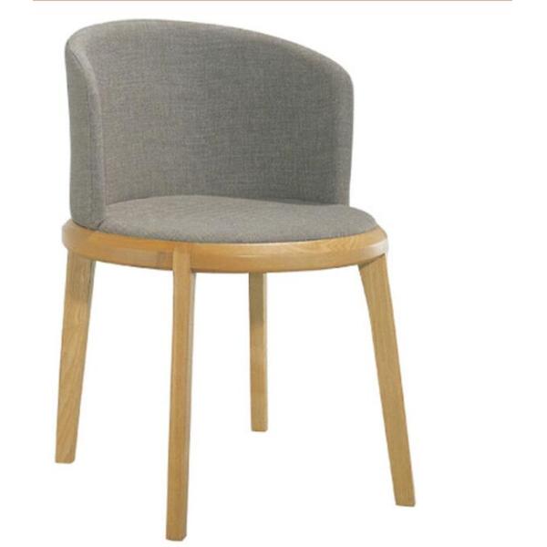 European style elegant Y back aluminium or solid wood chair with black cover