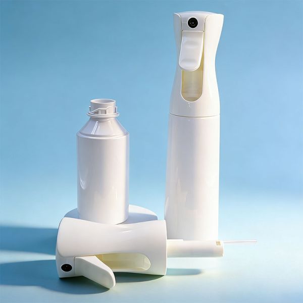 300ml Plastic Fine Mist Sprayer Bottle For Cleaning Solutions OEM Continuous Mist Spray Bottles With Logo