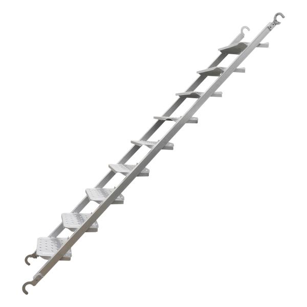 2026 Aluminium Scaffold Scaffolding Stair Ladder 2.4m/3m/3.6m/4.2m/4.8m/6m Scaffolding Straight Step Aluminium Single Ladder