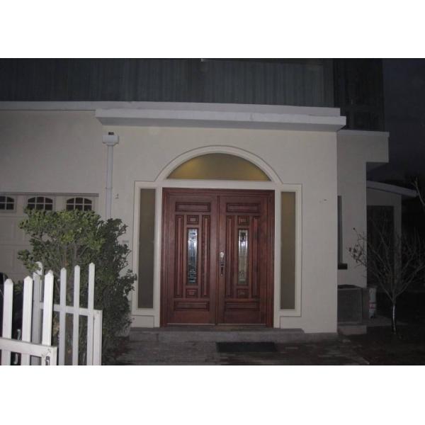 Деревянная дверь сползая стекла Дедоративе рамки, раздвижные двери черной патины внутренние стеклянные