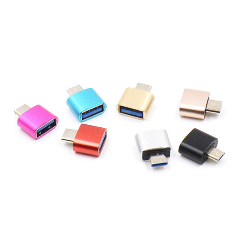 Тип переходник алюминиевого сплава c OTG/USB c к конвертеру USB 3,0 затыкает внутри