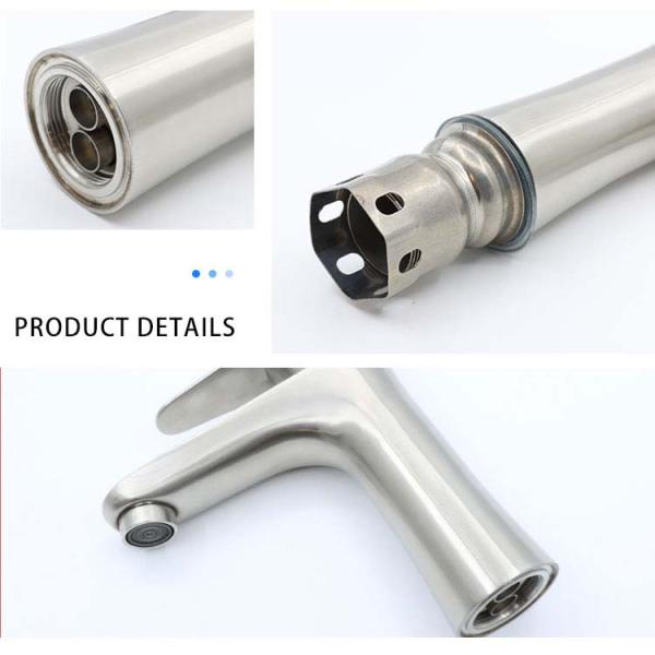 Single Handle Luxury Bathroom Faucets 304 Stainless Steel