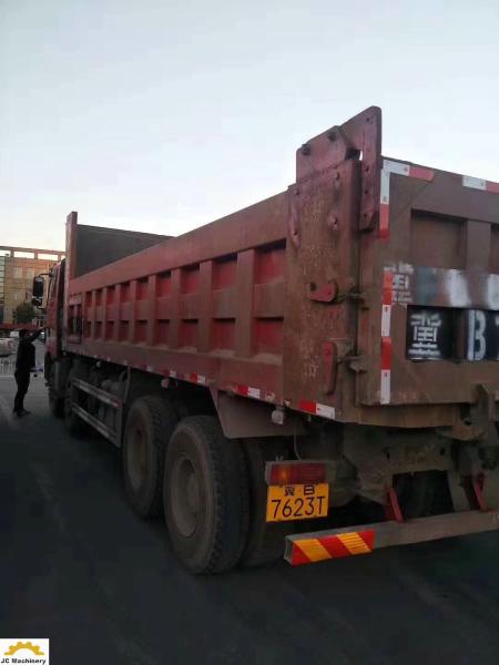 Caminhão de caminhão basculante comercial 6x4 de FAW?a transmissão manual de 30 toneladas de caminhões basculantes de mão