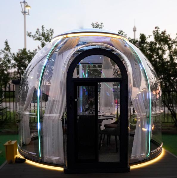 High Quality Outside Commercial Double Dome House Inflatable Bubble Tent House for Sale