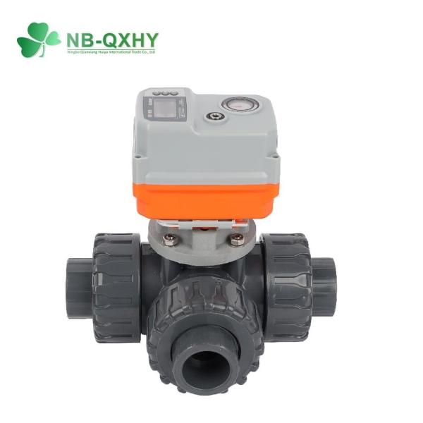 Industry Type Customized PVC/UPVC Flange and Electric Valve with Connection Form Glue