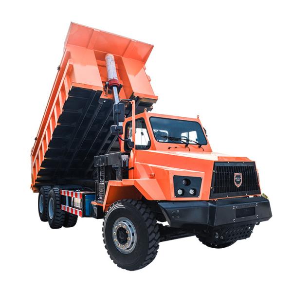 10JS220 Transmission  35Ton Underground Dump Truck 6*4 High Efficiency