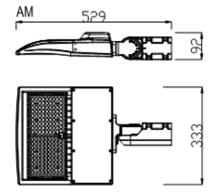 белые света потока СИД 150W с держателем Trunnion AC100-277V 5000K делают водостойким