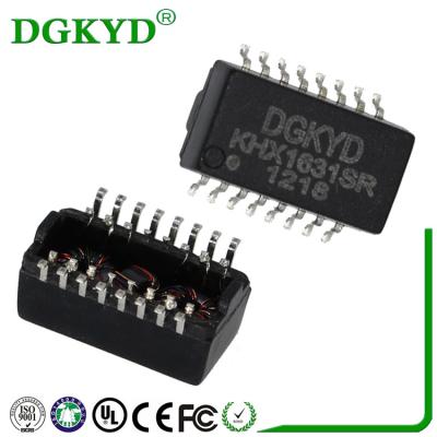 Transformador dos ethernet dos pinos de KHX1631SR 16, transformador dos ethernet de SMT cat5
