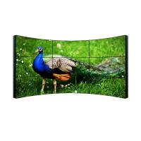 a exposição completa de 3x3 Hd Lcd, moldura ultra estreita curvou a exposição de parede 4k video