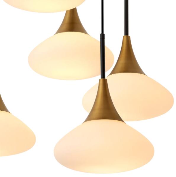 Hot Hanging Art Decorativo LED Modern Pendant Luces Dormitorio Villa Salón de la sala de estar Lustrero