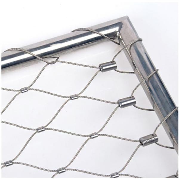 Highway Protection Safety Netting With Anti -drop Stainless Steel Cable Mesh