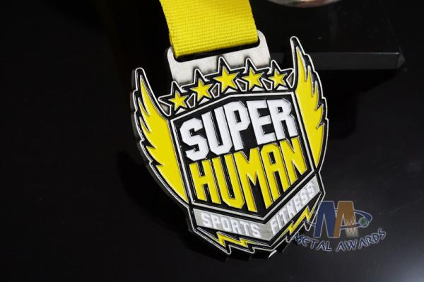 Zinc Alloy Iron Or Brass Race Finisher Medals Custom Design Die Struck Process