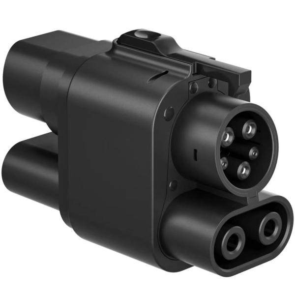 e-mingze factory wholesale direct supply of DC charging adapters CCS2 to CCS1 electric vehicle connector fast charging adapters