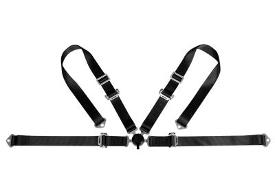 4 Point Static Racing Safety Belts In Black , Red , Blue , Yellow , Gray