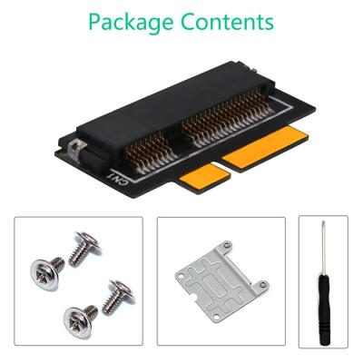 7+17 SSD do Pin MSATA ao cartão do adaptador de SATA para o Macbook Pro Retina 2012 e o Imac
