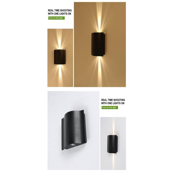 18W Modern LED Wall Lights AC85-265V Modern Exterior Wall Lighting