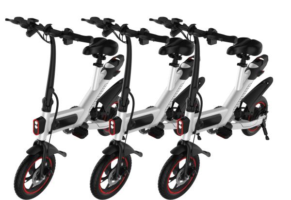 Beautiful 12 Inch Aluminum Folding Electric Bike Max Load 120 Kgs With Mechanical Disc Brake