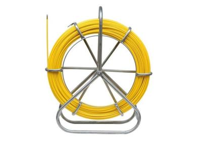 Ferramentas subterrâneas do cabo do amarelo portátil, 4 ~ canalização Rodder da fibra de vidro de 16 milímetros