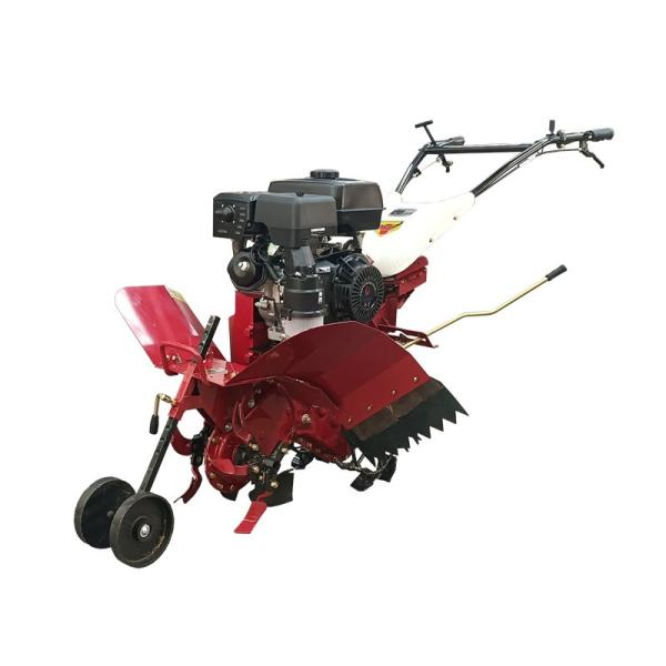 Farm Garden Ditching Power Tiller Mini Cultivator  Latest Design Four Wheels