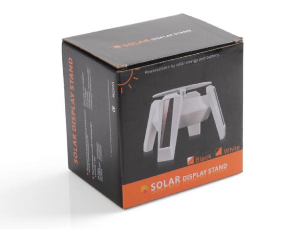 ABS Advertising Solar Display Stand Tray 90mm With 360° Rotation