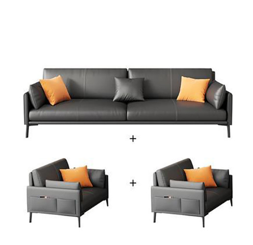 Light Luxury Living Room and Office Sofa Bed Customized Italian Style with Wood Frame